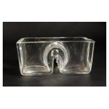 Krosno Glass Double Cube Condiment Bowl