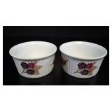 2 Royal Worcester Evesham Vale Ramekins