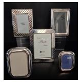 5 Various Silver-Plated Picture Frames
