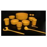 1979 IPL Yellow Plastic Salad Set by Andrï¿½ Morin