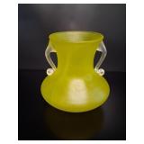 Satin Glass Amphora Vase