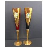 MCM Italian Tre Fouchi Murano Enamel Paint & 24k