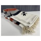 Zapotec Handwoven Wool Flat-Weave Blanket