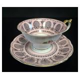 Royal Bayreuth Bavaria Porcelain Teacup and Saucer