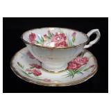 Royal Stafford 'Carnation' Bone China Teacup &