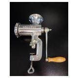 Porkert No. 8 Cast Iron Meat Grinder vtg