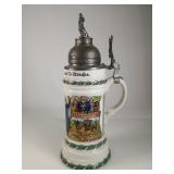 Dr. Merkle German Porcelain Regimental Beer Stein