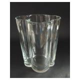 Aalto Clear Art Glass Lobe Vase