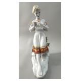Korosten Porcelain Ukrainian Folk Girl Figurine