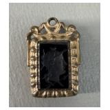 Antique Edwardian Gold Filled Intaglio Watch fob