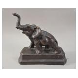 Antoine-Louis Barye Style Bronze Asian Elephant