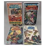 4 Charlton & Atlas Vintage War Comics