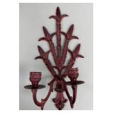 Cast Iron Two-Light Wall Sconce