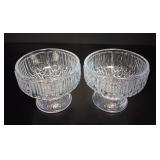 2 MCM Indiana Glass Dessert Cups