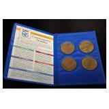 Expo 86 Official 4-Piece Commemorative Medallion