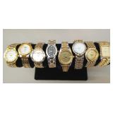 8 Two-Tone Quartz Fashion Wristwatches