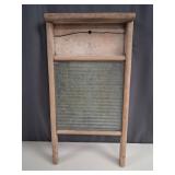 National Washboard Co. Glass Washboard vtg