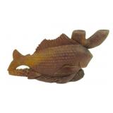 Vtg Tropical Fish In Coral Reef Hand-Carved Wood