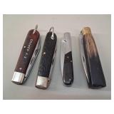 Four Vintage Pocket Knives