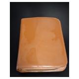 Men's Leather Zip Grooming Kit Set vtg