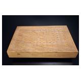 Hand Carved Eastern European Box vtg