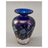 Small Signed Art Glass Vase