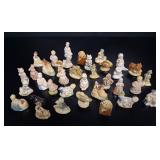 31 Wade Whimsies Red Rose Tea Figurines
