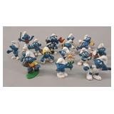Vintage Smurf PVC Figures