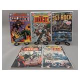 5 Joe Kubert DC Our Army at War Sgt. Comics