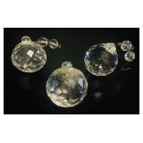Lot 3 Crystal Ball Drop for Chandelier