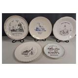 5 Canadian Art China & Misc.: Church Plates