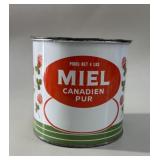 Vintage 4 lb Pure Canadian Honey Tin