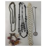 Various Y2K Necklaces and Bracelet
