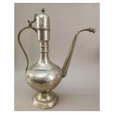 Antique Ottoman Tinned Copper Aftaba Ewer