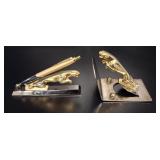 Jaguar Leaper Desk Accessory Set vtg