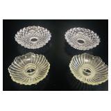 2 Pair Crystal Bobeche for Chandelier