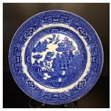 Antique Staffordshire Blue Willow Pattern C