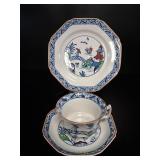 D.B.C 'Westover' British Porcelain Tea Trio