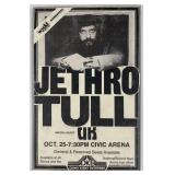 1979 Jethro Tull & UK Civic Arena Plaque-Mounted