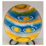 MCM Quebec Enamel-on-Copper Art Dish-Rocheleau