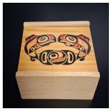 Northwest Coast Haida Cedar Slide Box