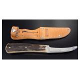 Puma Solingen 6395 Gut Hook Hunting Knife vtg