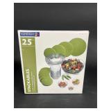 NEW - Luminarc 25-Piece Stackable Glass Bowl Set