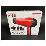 NEW - KISS 1875 Pro Tourmaline Ceramic Hair Dryer