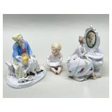 Porcelain Ceramic Figurines & Jewlery Box