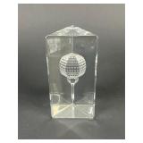 Waterford Crystal Golf Ball Paperweight