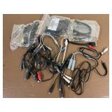 Mixed Lot of Audio Video Cables and Adapters