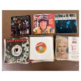 Lot of 65+ Vintage 45 RPM Records - Mixed Artists