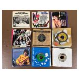 Lot of 65+ Vintage 45 RPM Records - Mixed Artists
