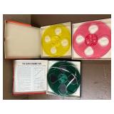 Vintage Rare Colored Reel to Reel Audio Tape Reels